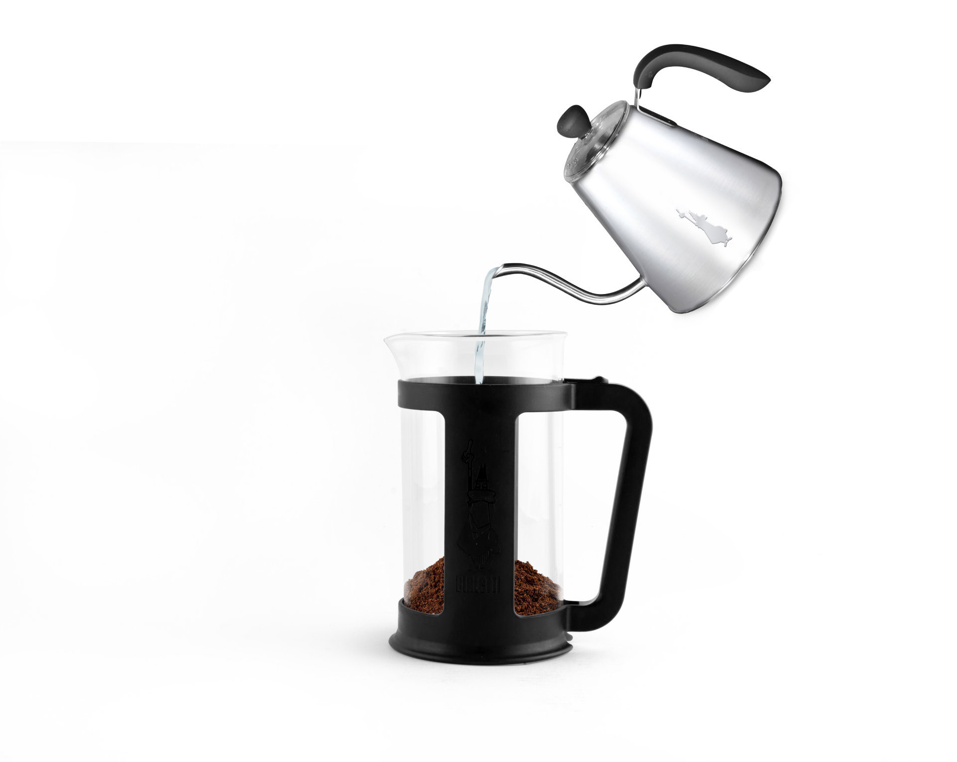 Bialetti - Kaffeebereiter French Press Smart 1 L schwarz