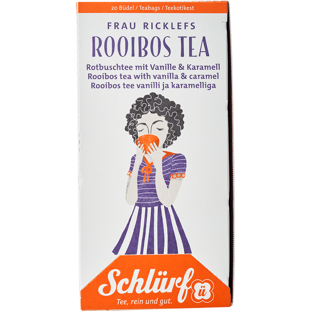 Schlürf - Büdel - Frau Ricklefs Rooibos Tea BIO Schlürf - Büdel - Frau Ricklefs Rooibos Tea BIO