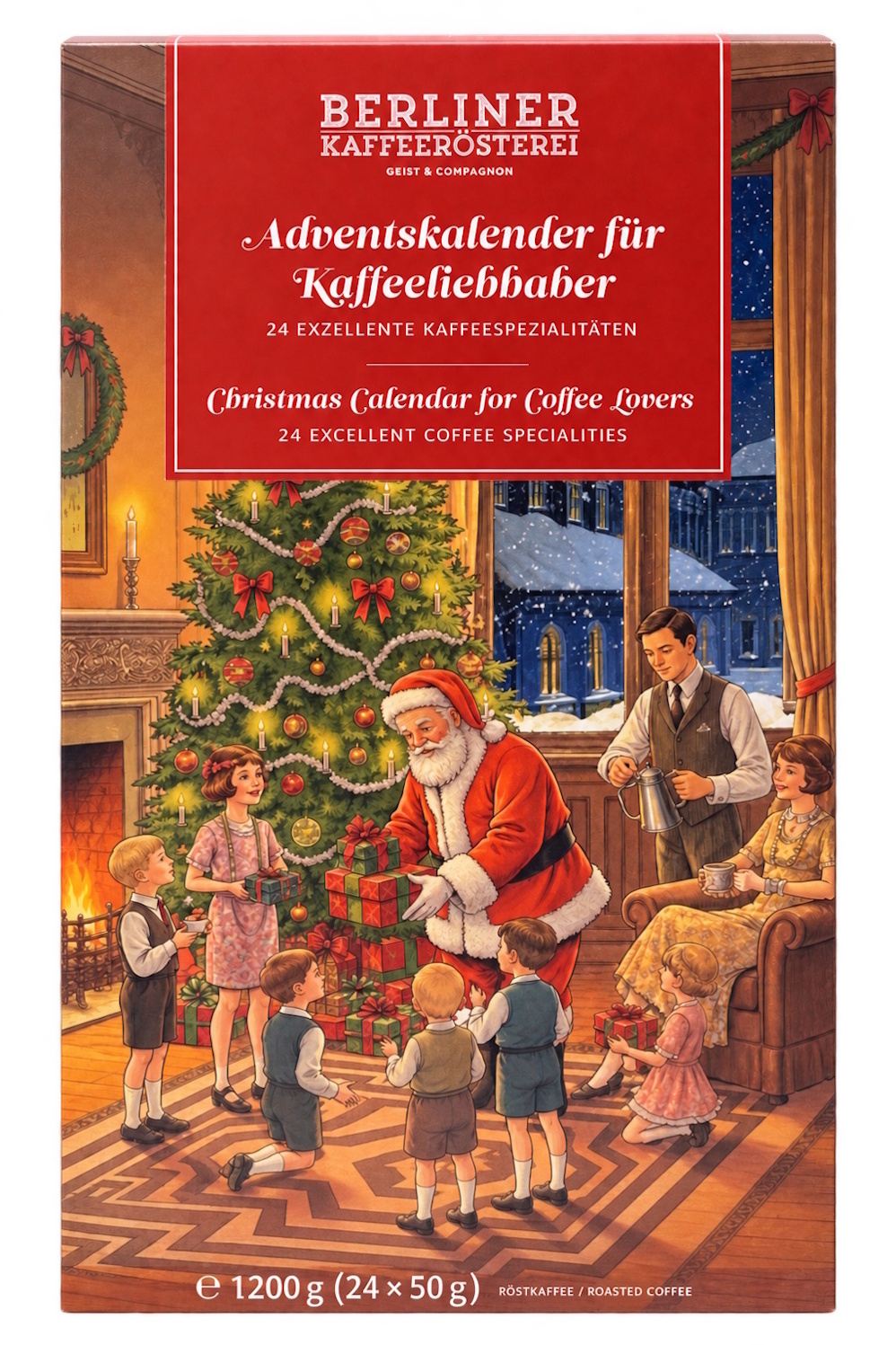 Kaffee Adventskalender (ganze Bohne)