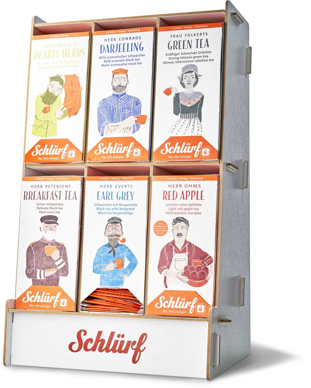 Schlürf - Präsentationsdisplay für Büdel Schlürf - Präsentationsdisplay für Büdel