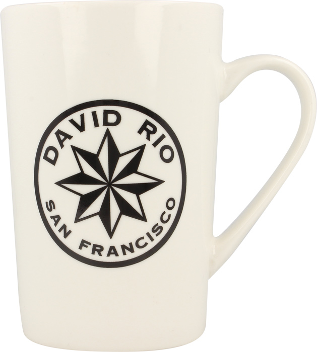 David Rio Chai weiße Tasse mit Logo 360ml