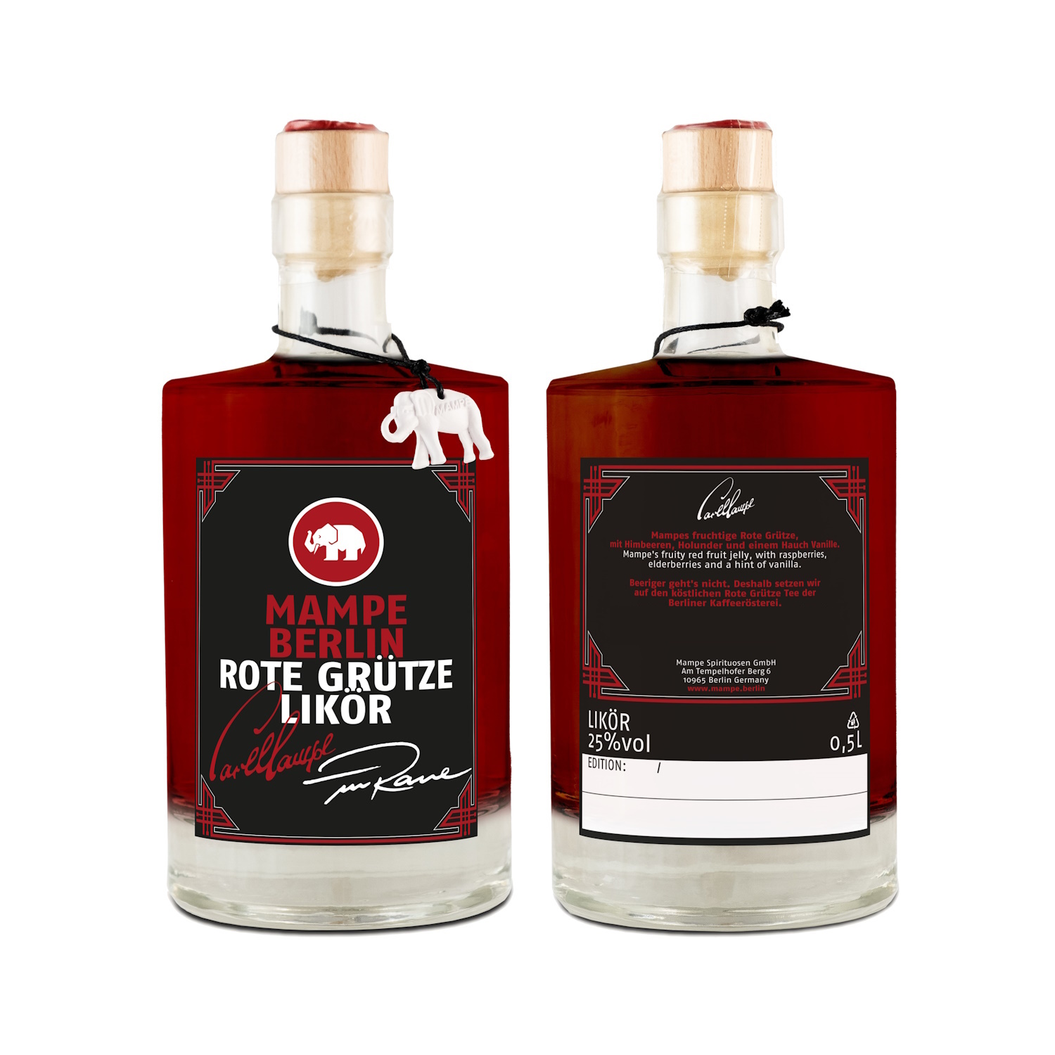 Mampe - Tim Raue Rote Grütze Likör (500ml)