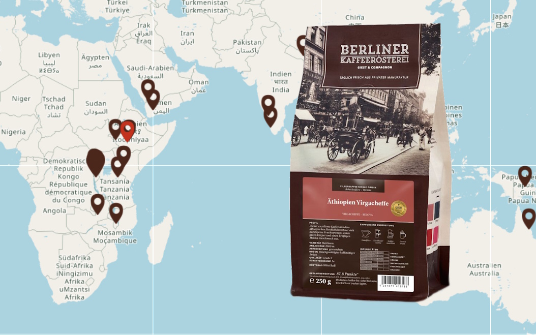 Berliner Kaffeerösterei Kaffee des Monats