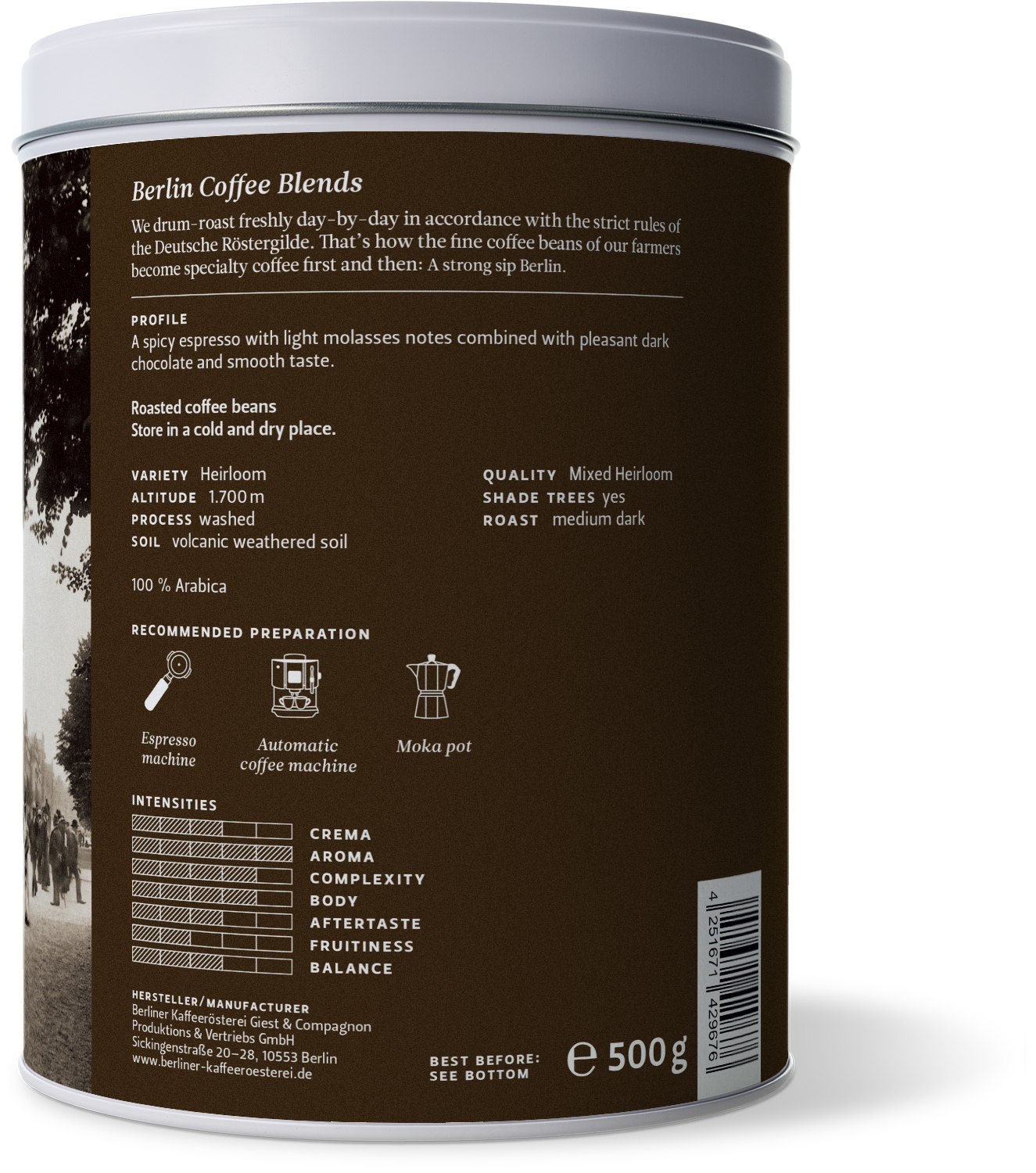 Äthiopien Waldespresso BIO (ganze Bohne)