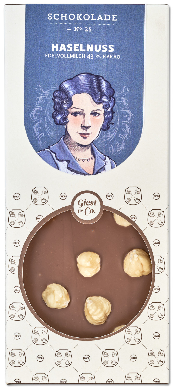 BKR Tafel - Nr. 25 - Haselnuss - Vollmilch BKR Tafel - Nr. 25 - Haselnuss - Vollmilch