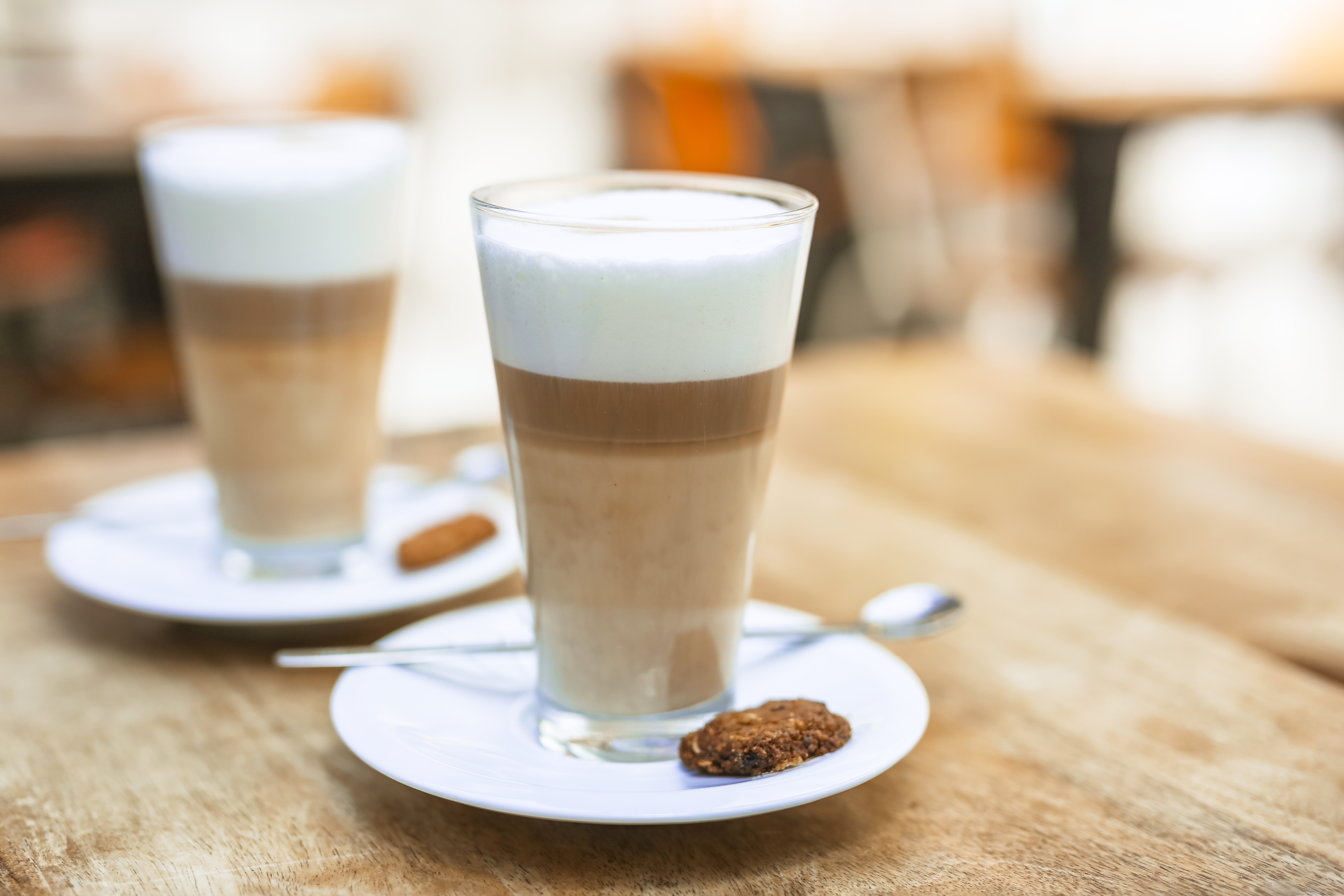 Berliner Kaffeerösterei Kaffeerezept Vanille Latte mit Vanille, Espresso und Milchschaum