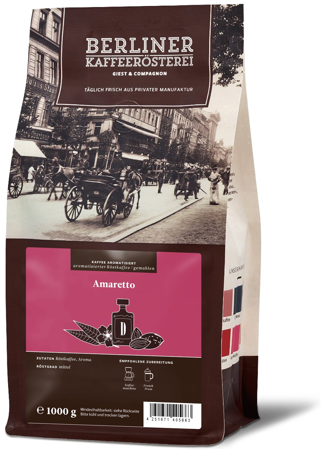 aromatisierter Kaffee Amaretto
