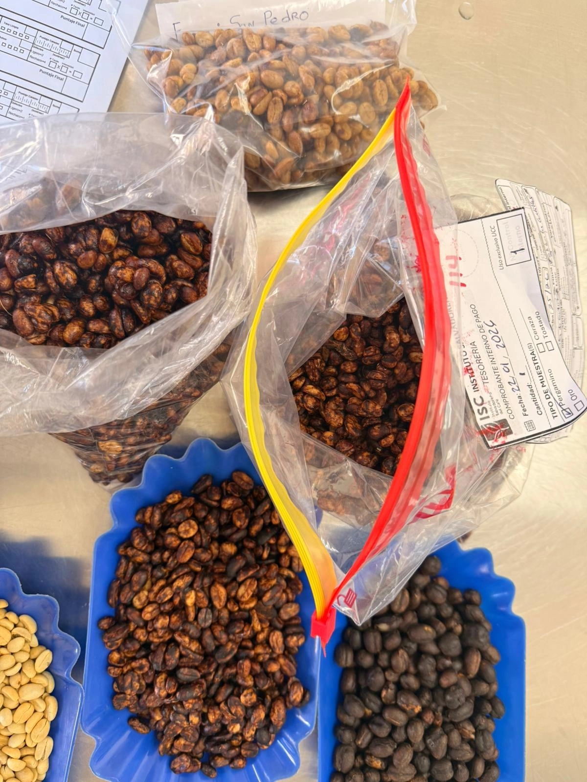 verschiedene Kaffeebohnen