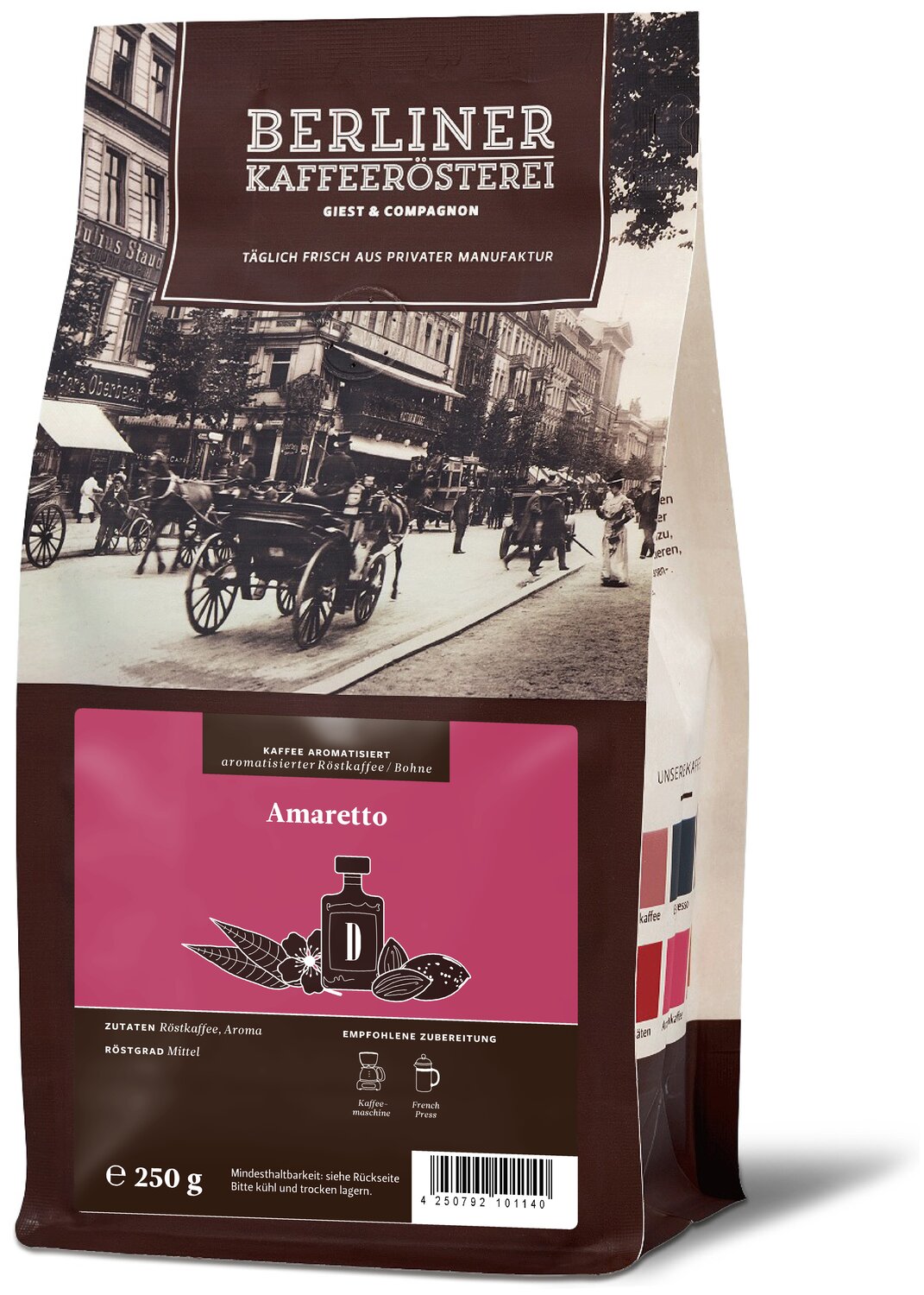 aromatisierter Kaffee Amaretto aromatisierter Kaffee Amaretto