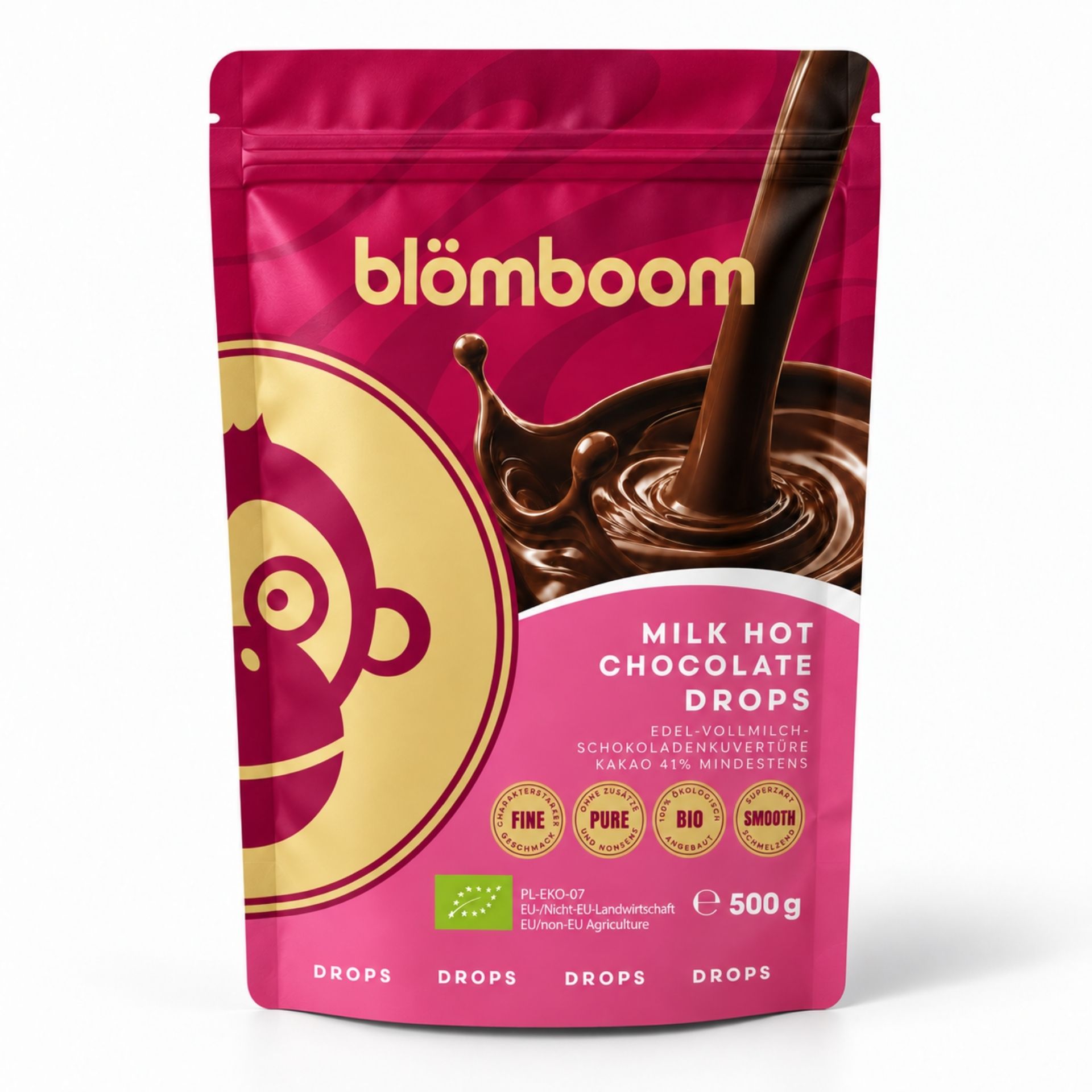 Blömboom - Milk Hot Chocolate Drops BIO