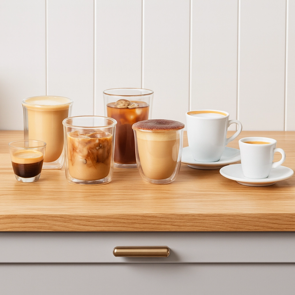 Unterschiedliche Kaffeetassen