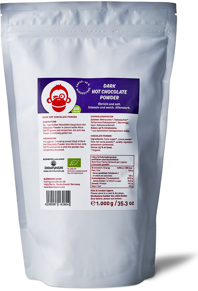 Blömboom - Dark Hot Chocolate Powder BIO Blömboom - Dark Hot Chocolate Powder BIO