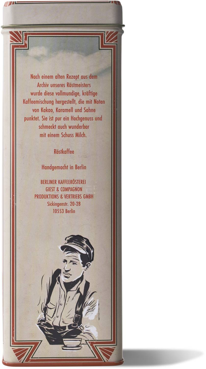 BKR - Kaffeedose "Altberliner Traditionsmischung" (128 x 67 x 195 mm) BKR - Kaffeedose "Altberliner Traditionsmischung" (128 x 67 x 195 mm)