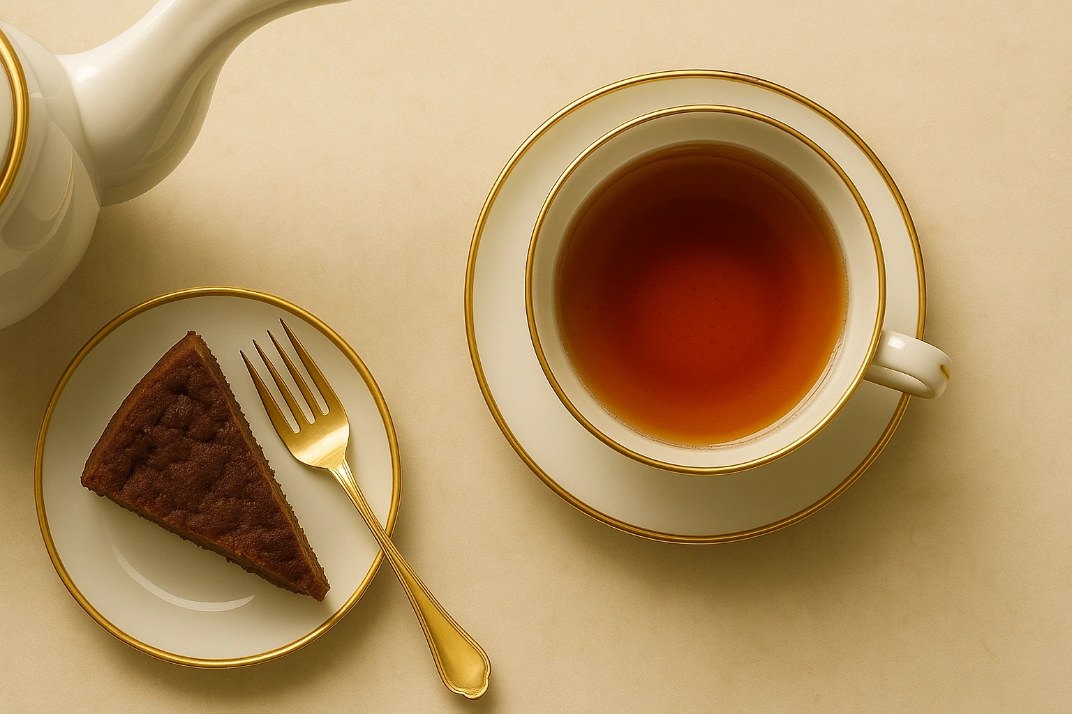 Tee und Kuchen Tee und Kuchen