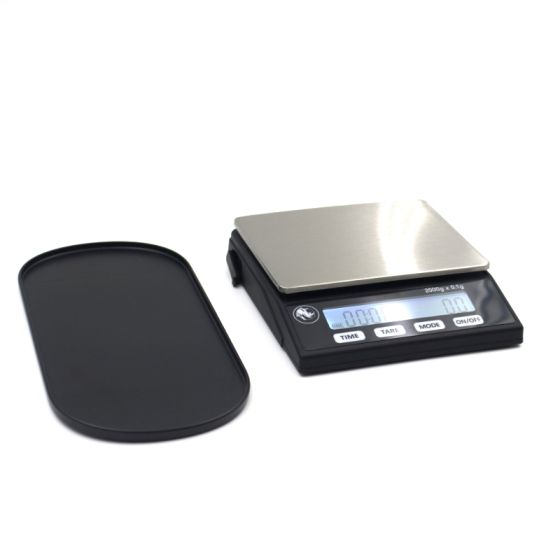 Rhino Coffee Gear - Kaffeewaage Rhino Stealth Espresso Scale 2000g/0.1g mit Timer