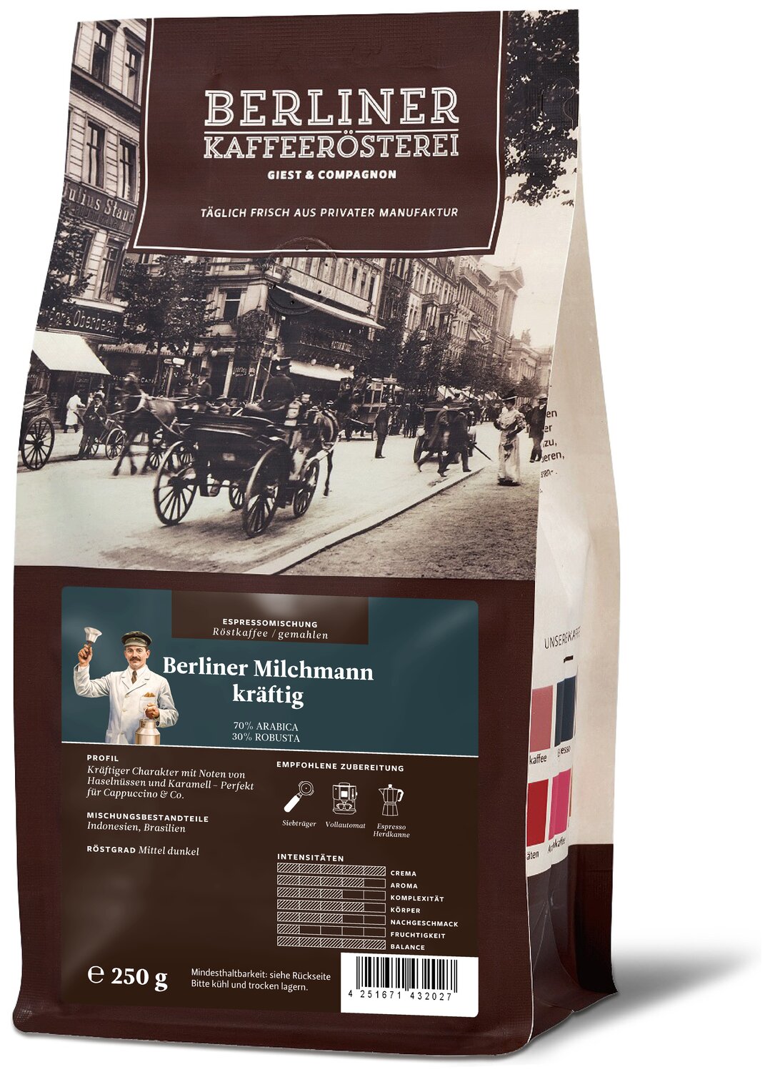 Berliner Milchmann kräftig
