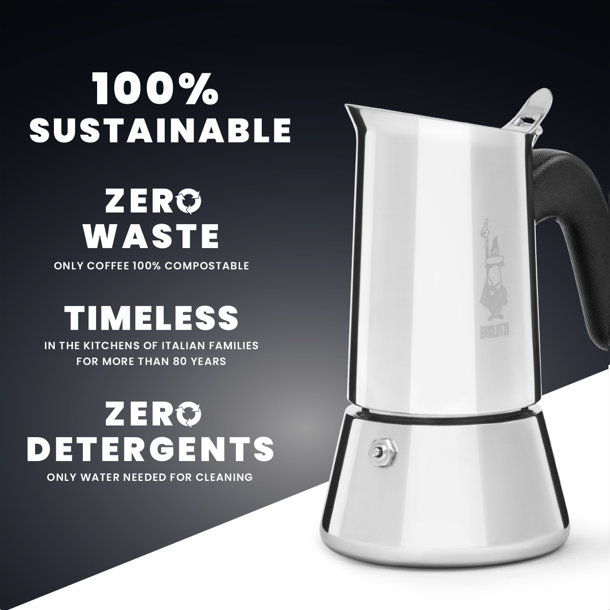 Bialetti - Venus aus Edelstahl - 4 Tassen