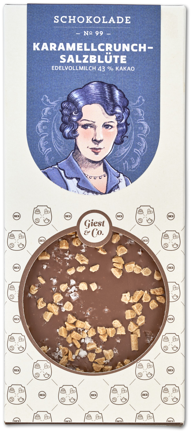 Tafel - Karamellcrunch-Salzblüte - Vollmilch - Nr. 99 Tafel - Karamellcrunch-Salzblüte - Vollmilch - Nr. 99