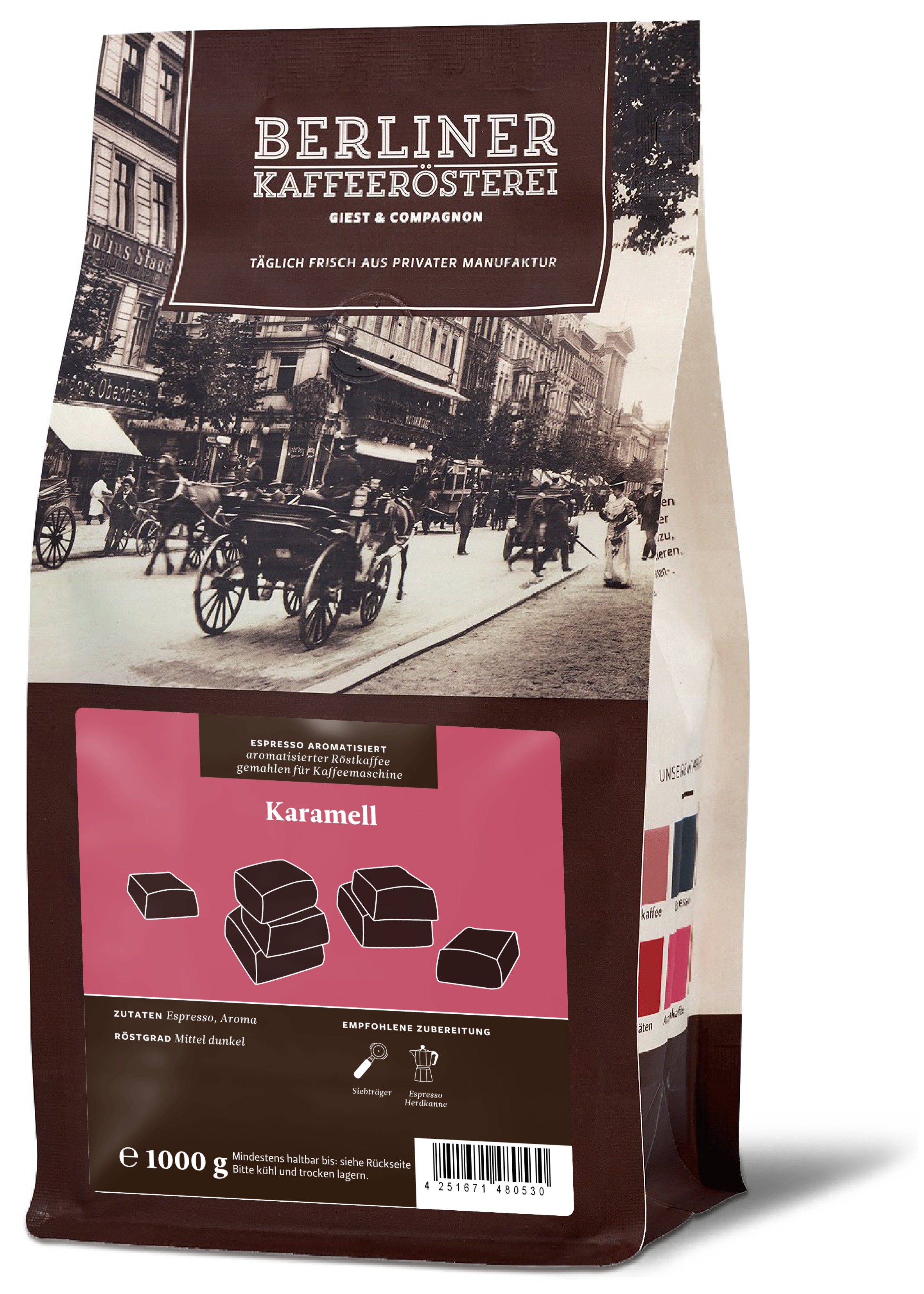aromatisierter Espresso Karamell
