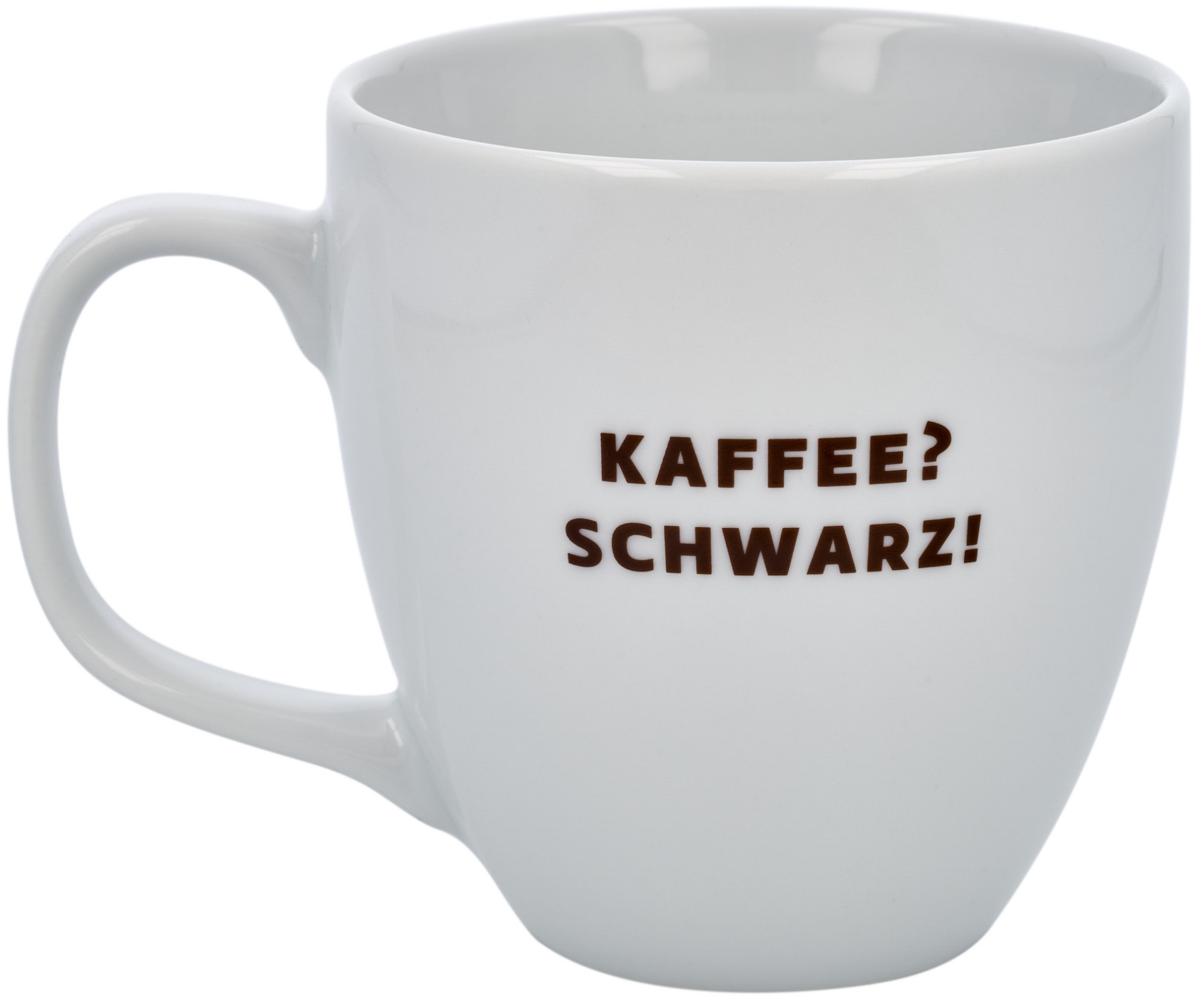 BKR Tasse - Motiv 1 - "Kaffee? Schwarz!" (450 ml)