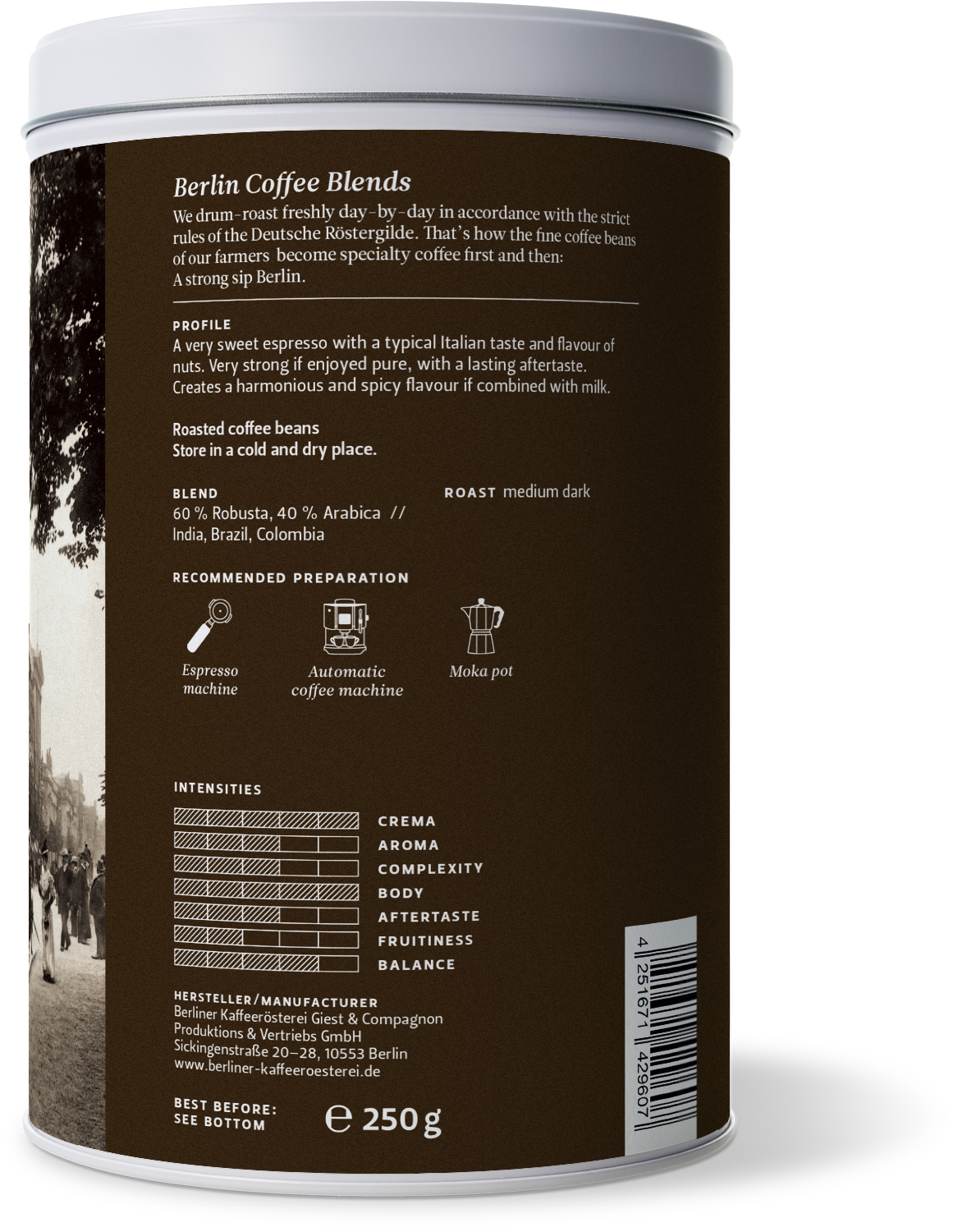 Florentiner Espresso (ganze Bohne) Florentiner Espresso (ganze Bohne)