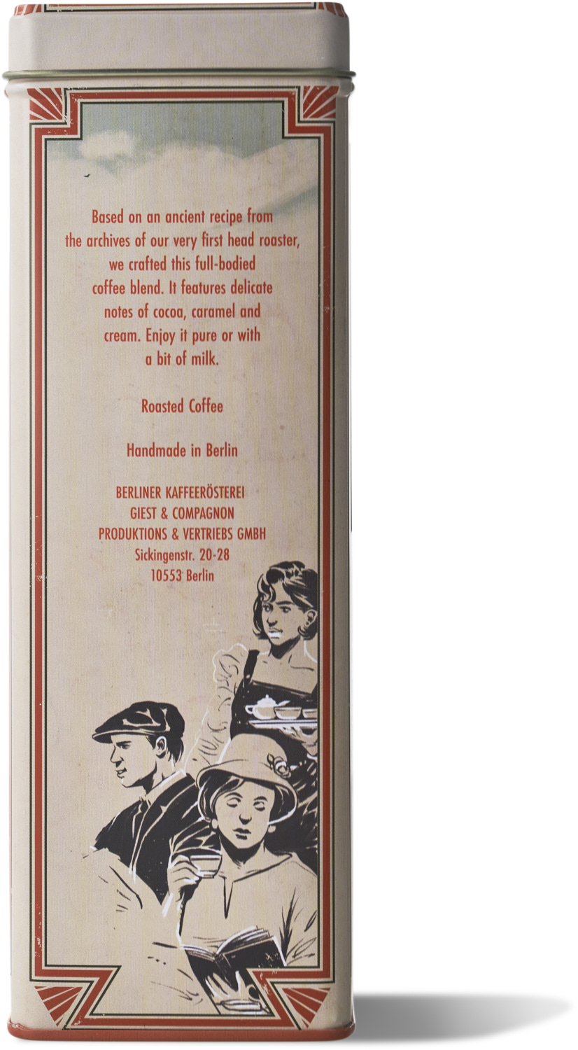 BKR - Kaffeedose "Altberliner Traditionsmischung" (128 x 67 x 195 mm) BKR - Kaffeedose "Altberliner Traditionsmischung" (128 x 67 x 195 mm)