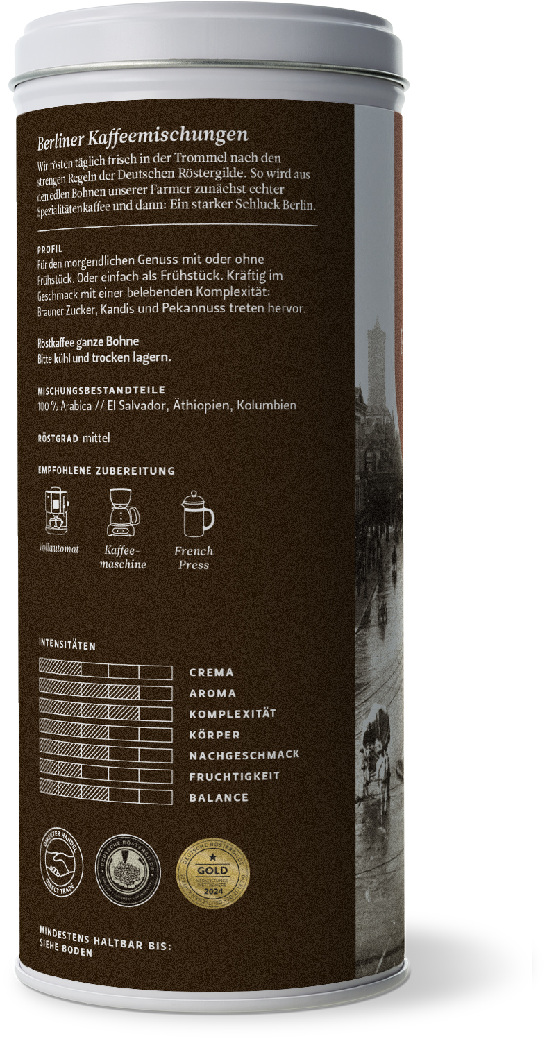 Berliner Frühstückskaffee (125g / ganze Bohne)