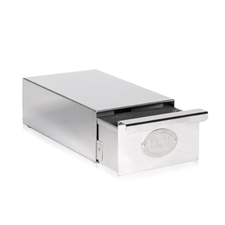ECM - Kaffee-Sudschublade Slim, Edelstahl ECM - Kaffee-Sudschublade Slim, Edelstahl