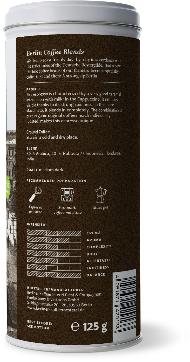 Espresso Supremo BIO (125g / gemahlen)