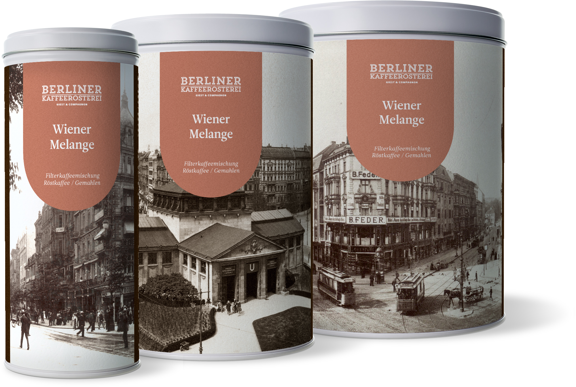 Berliner Kaffeeroesterei DE Wiener Melange (gemahlen) 1070300.D
