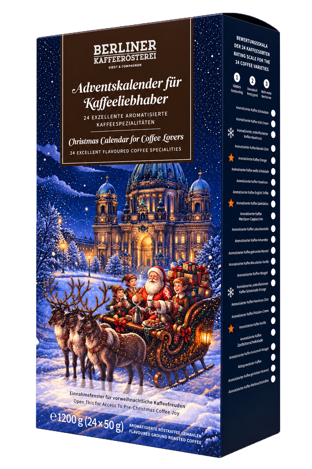 Aromakaffee Adventskalender (gemahlen)