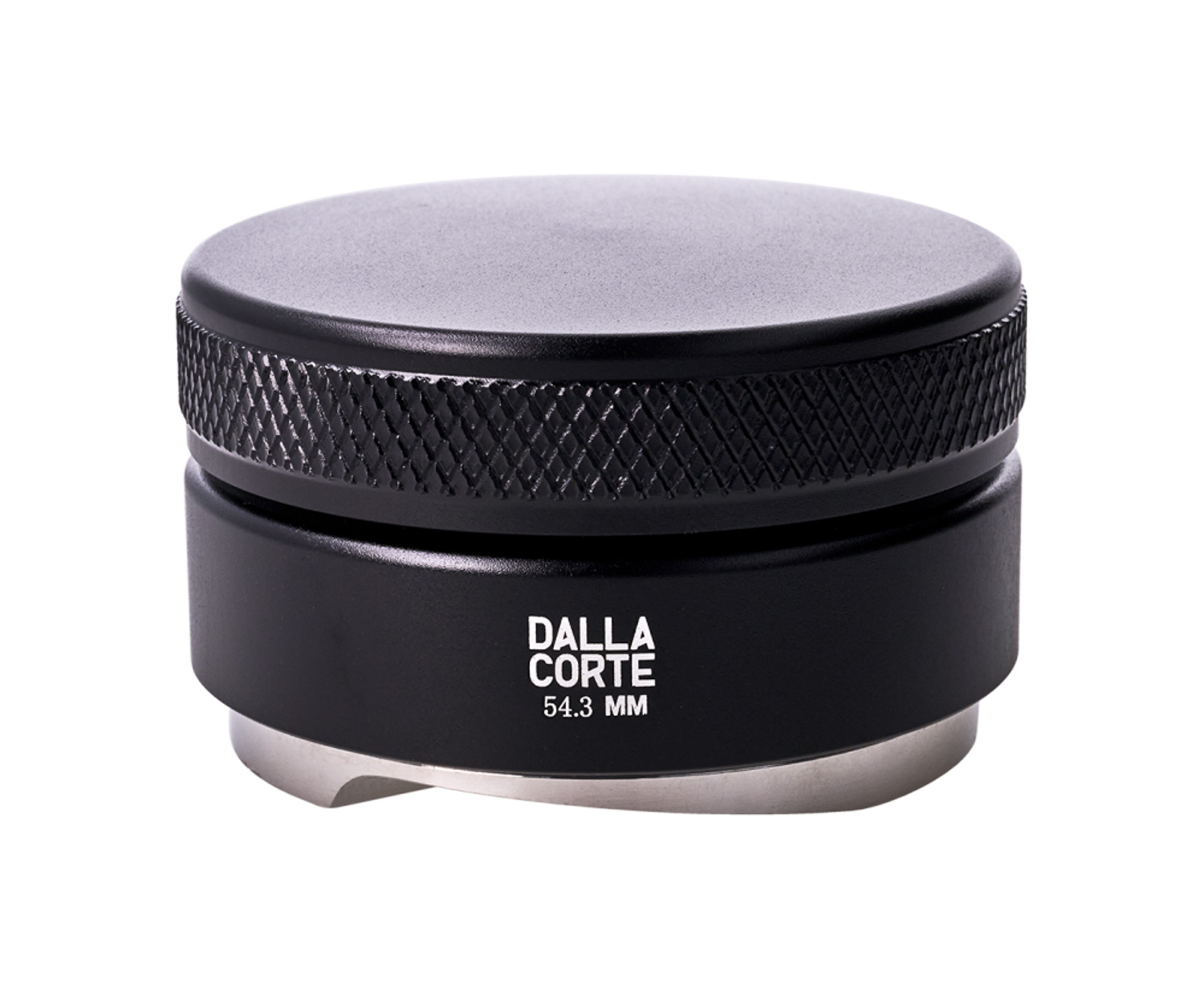 Dalla Corte Leveler 54,3 mm, schwarz, Edelstahl Dalla Corte Leveler 54,3 mm, schwarz, Edelstahl