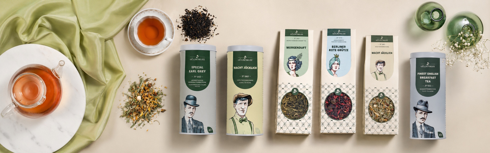Banner Berliner Kaffeerösterei Tee Tea Specialty - Hintergrund