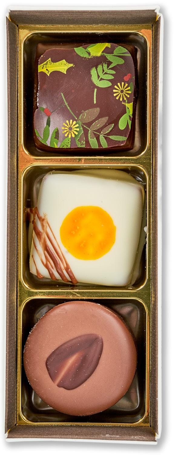 3er Weihnachtspralinenset (mit Alkohol)