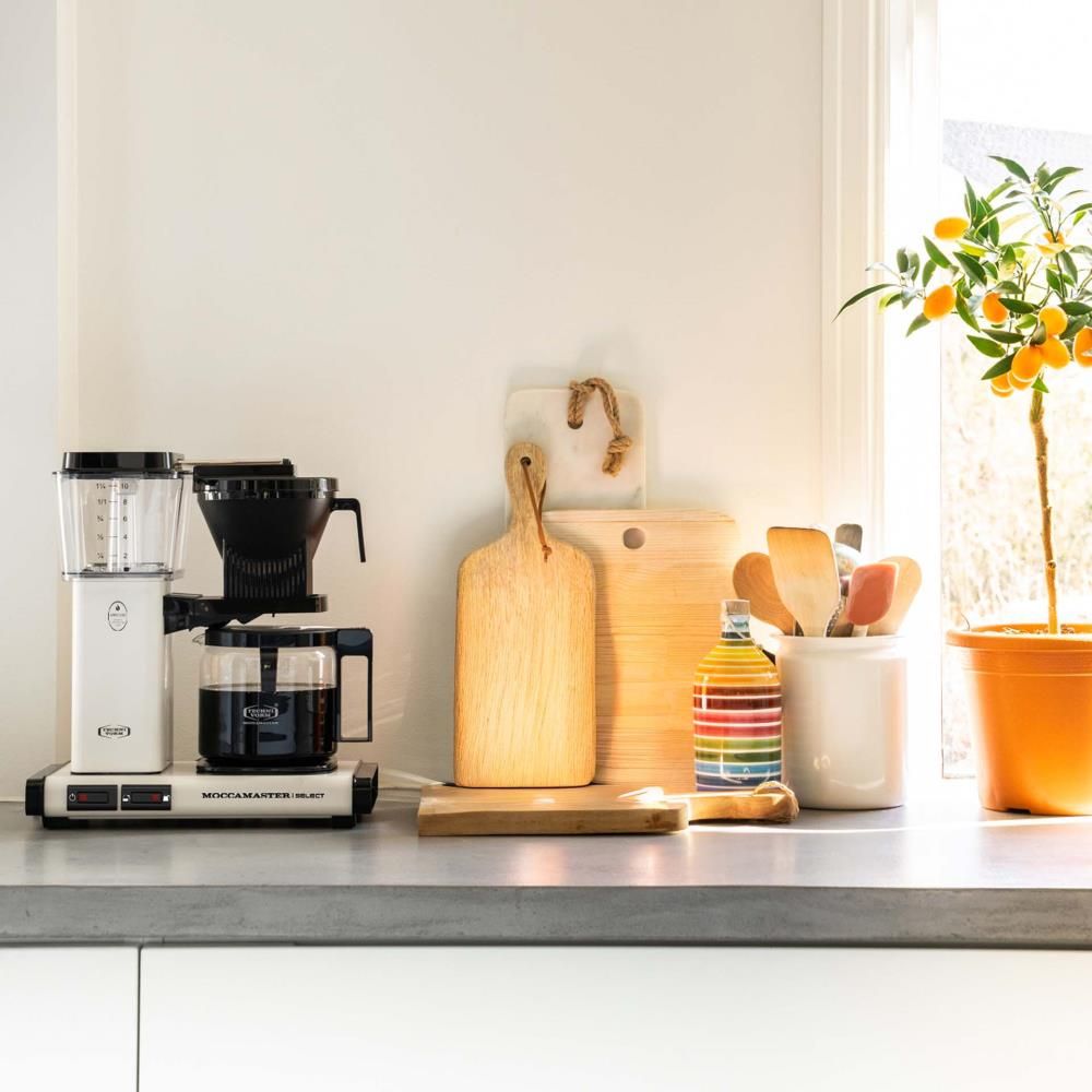 Moccamaster - Kaffeemaschine KBG Select 4-10 Tassen Off-White