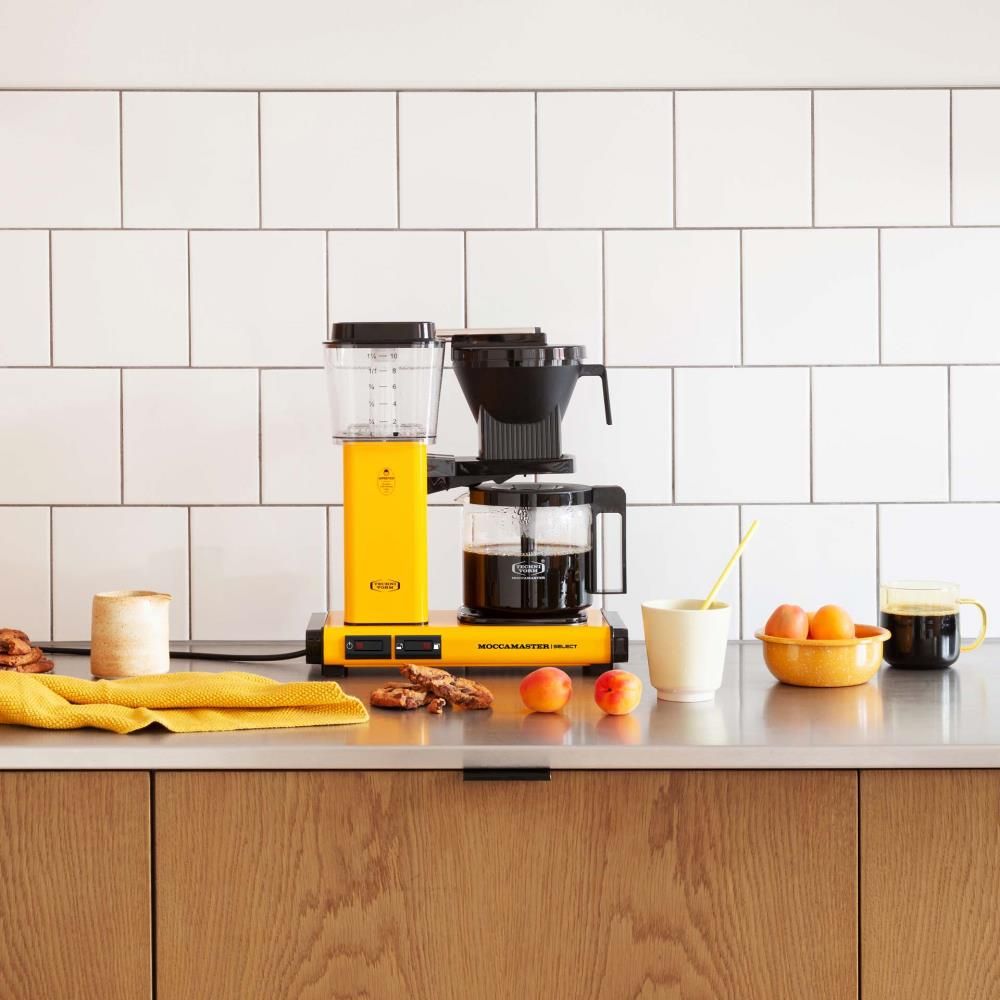 Moccamaster - Kaffeemaschine KBG Select 4-10 Tassen Yellow Pepper