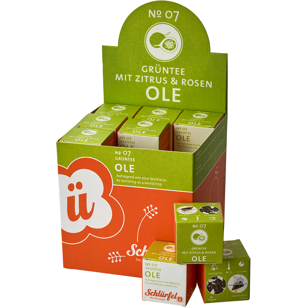 Schlürf - BIO Schwarz-/Grünteemischung Ole №07 Schlürf - BIO Schwarz-/Grünteemischung Ole №07