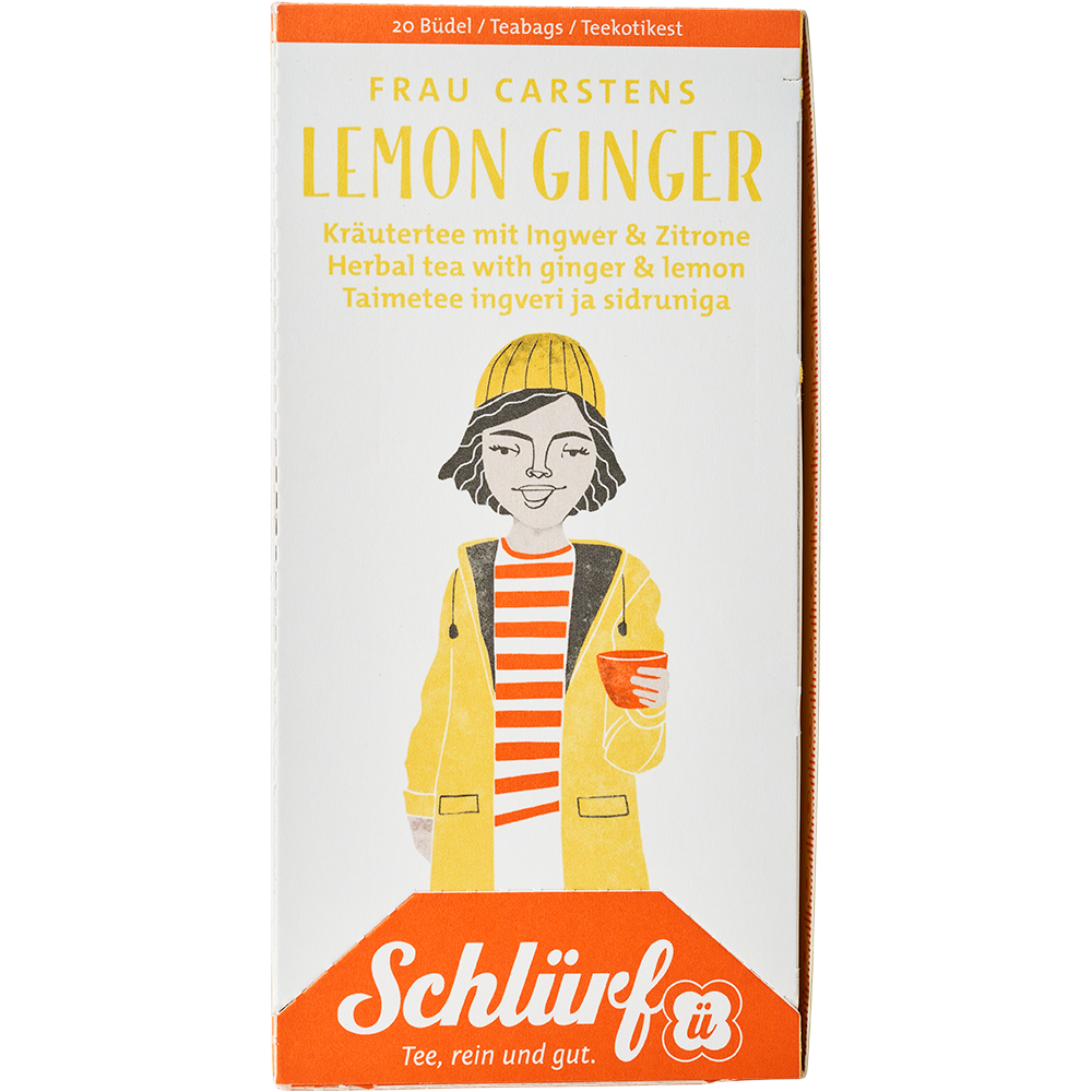 Schlürf - Büdel - Frau Carstens Lemon Ginger BIO Schlürf - Büdel - Frau Carstens Lemon Ginger BIO