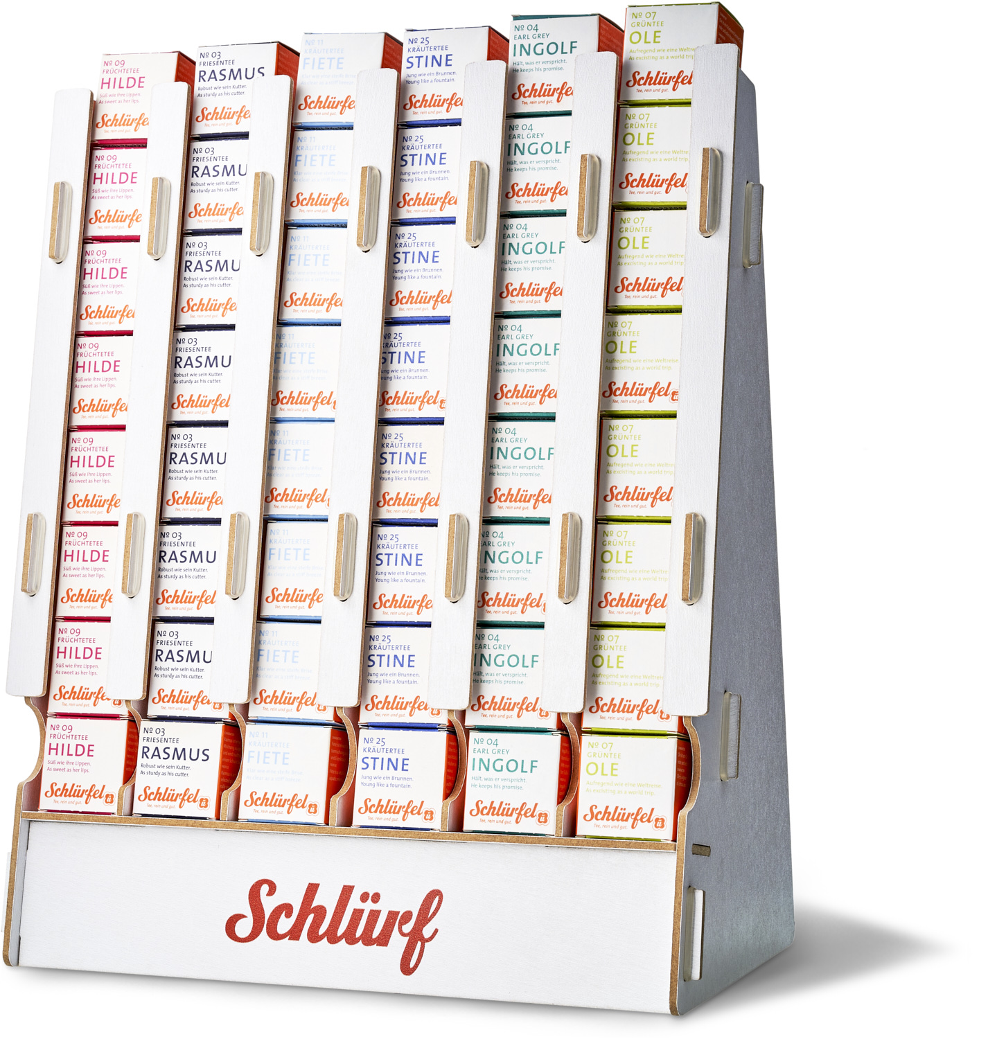 Schlürf - Präsentationsdisplay für Schlürfel