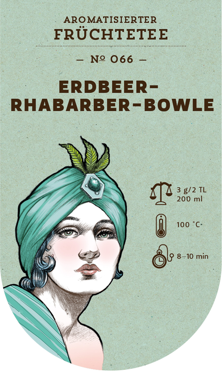 Erdbeer Rhabarber Bowle №066 Erdbeer Rhabarber Bowle №066