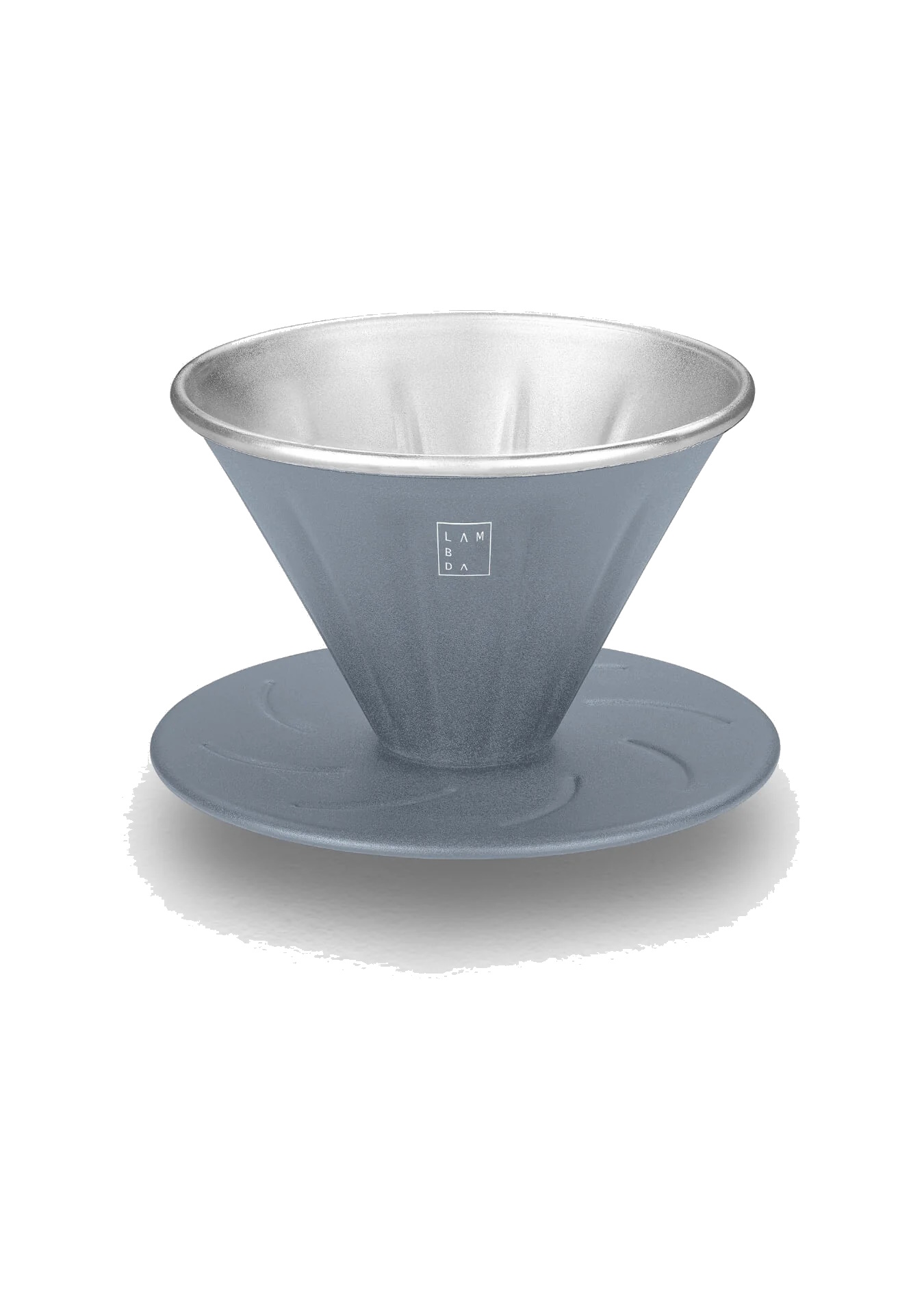 Lambda Coffee - Outdoor Kaffee Handfilter "Sierra" Edelstahl blau