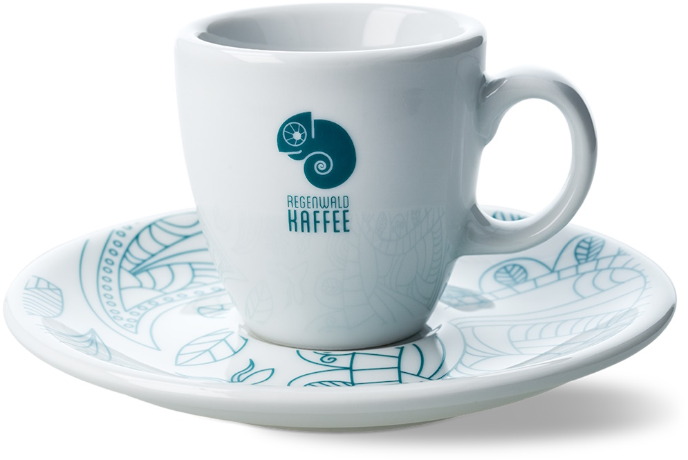 Regenwald Espressotasse (inkl. Untertasse), 6er-Set Regenwald Espressotasse (inkl. Untertasse), 6er-Set