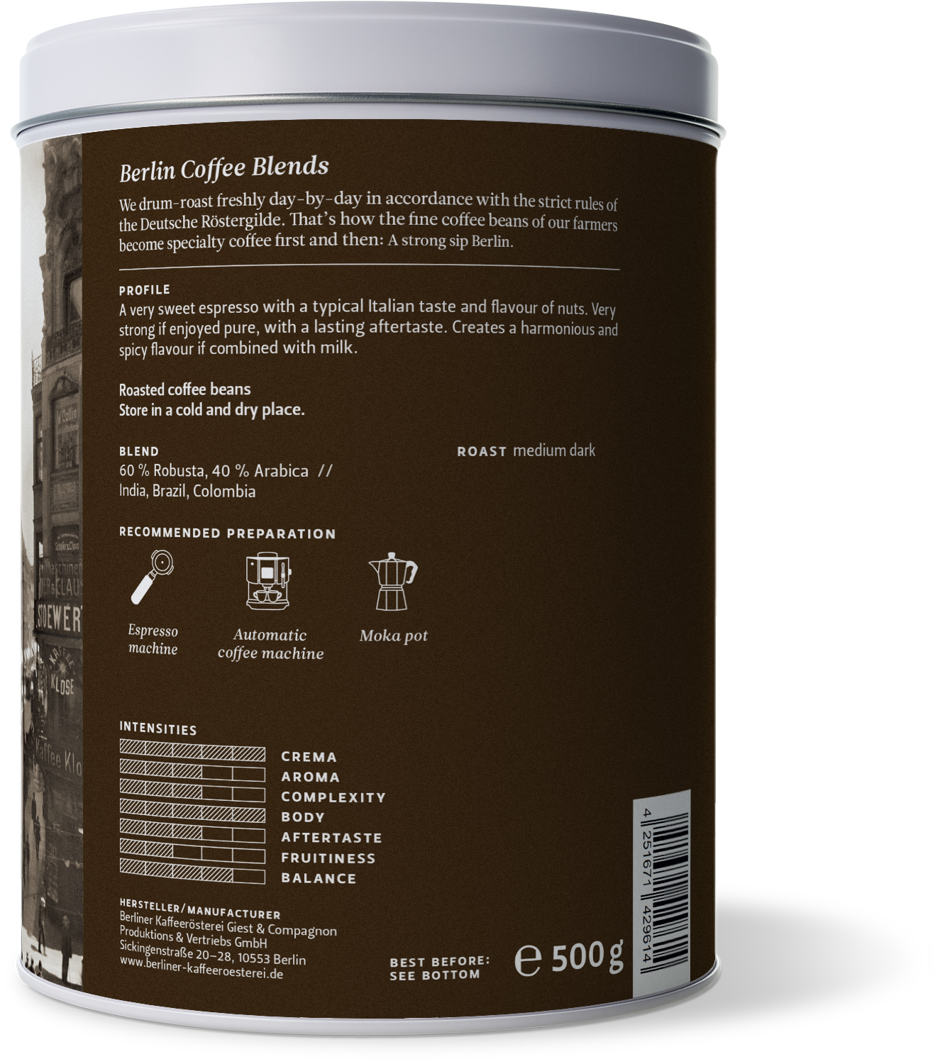 Florentiner Espresso (ganze Bohne) Florentiner Espresso (ganze Bohne)