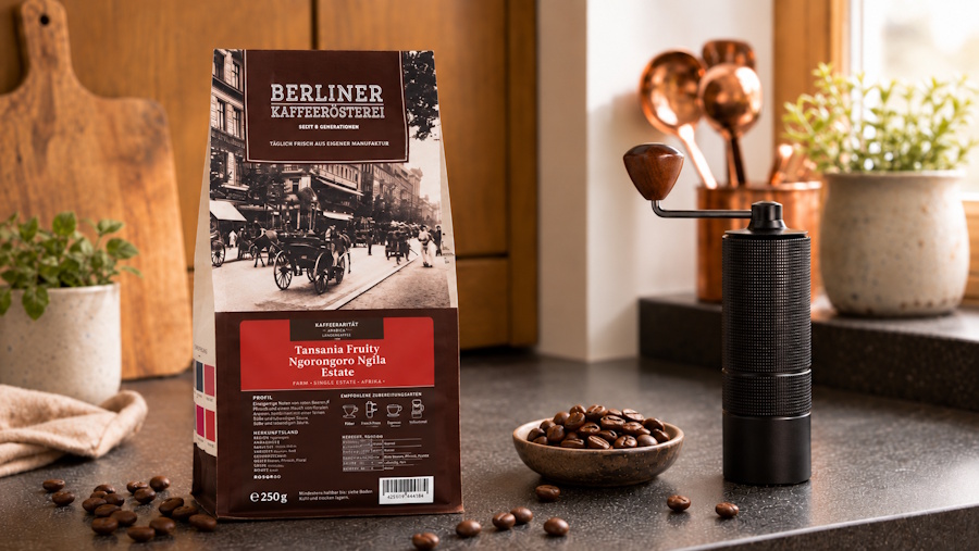 Berliner Kaffeerösterei Kaffee des Monats Tansania Fruity Ngorongoro Ngila Estate