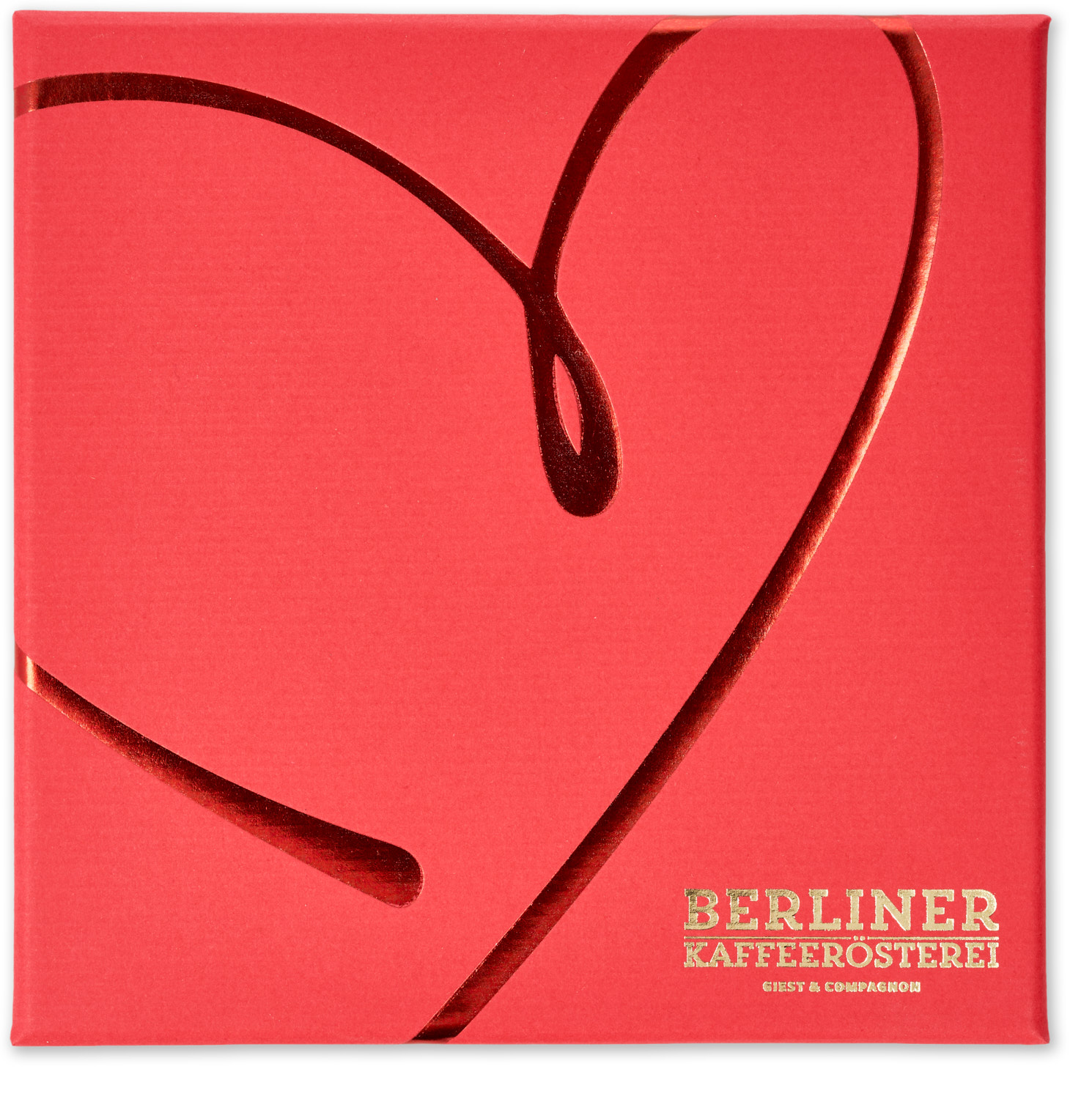 Süße Grüße aus Berlin - 9er Pralinenbox mit Herz