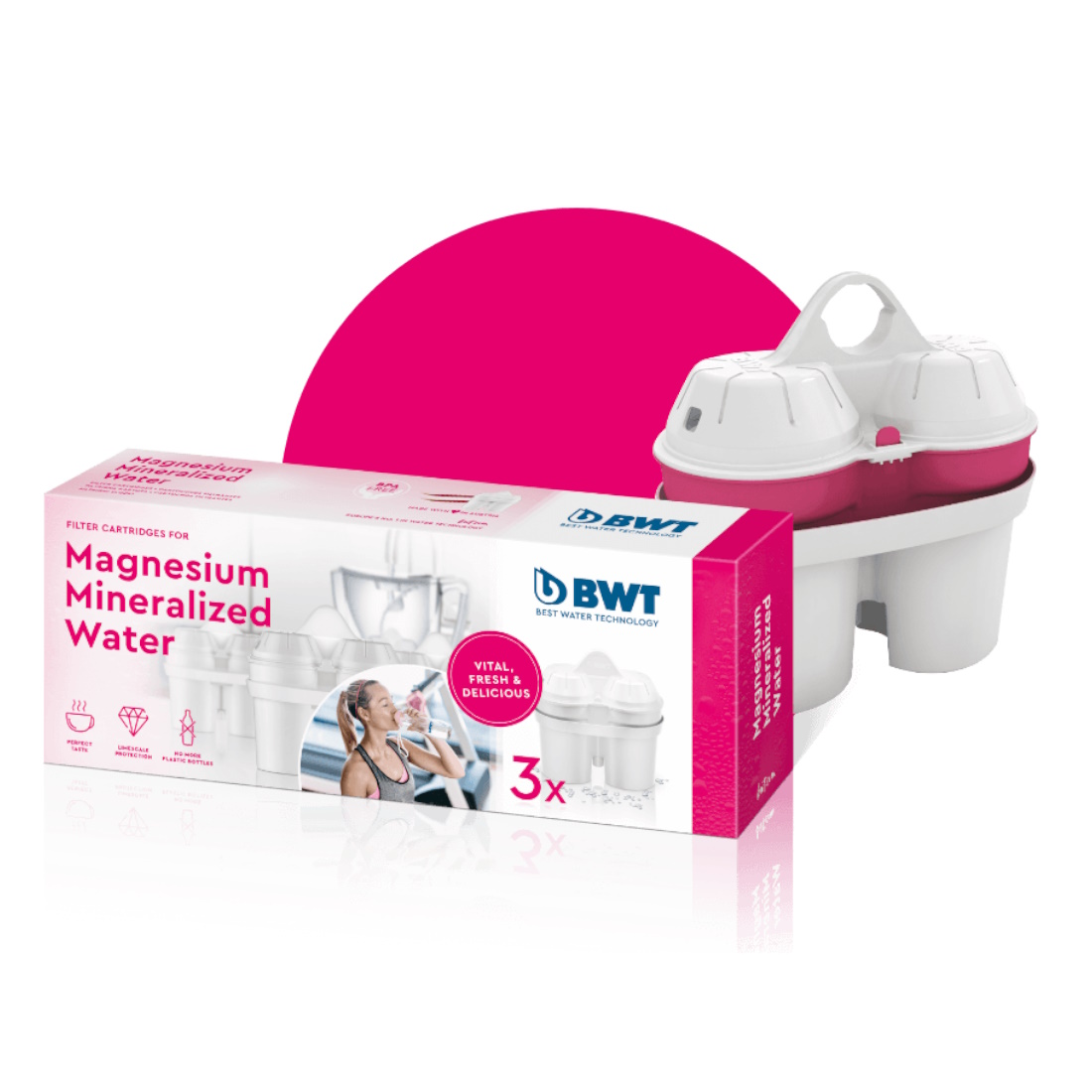 BWT - Magnesium Mineralized Water 3er Pack Filterkartuschen