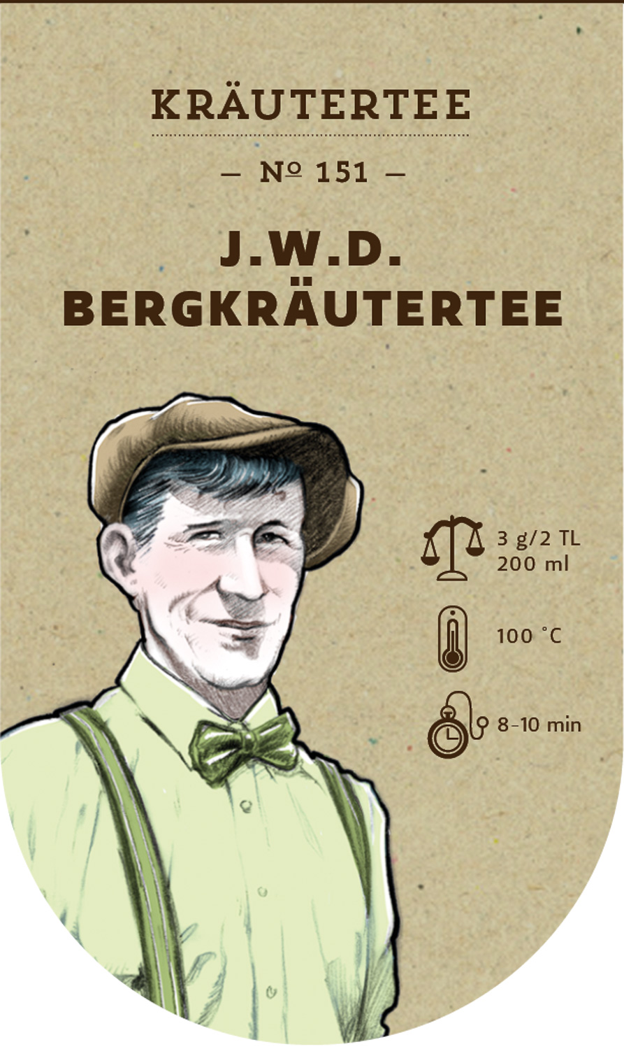 J.W.D. Bergkräutertee №151 J.W.D. Bergkräutertee №151