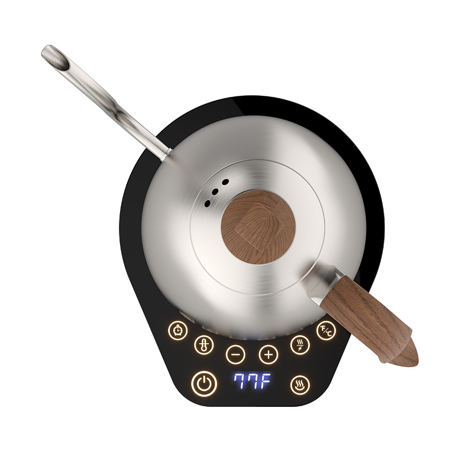 Brewista - Artisan Schwanenhals-Wasserkocher 1 Liter Edelstahl / Holz Brewista - Artisan Schwanenhals-Wasserkocher 1 Liter Edelstahl / Holz