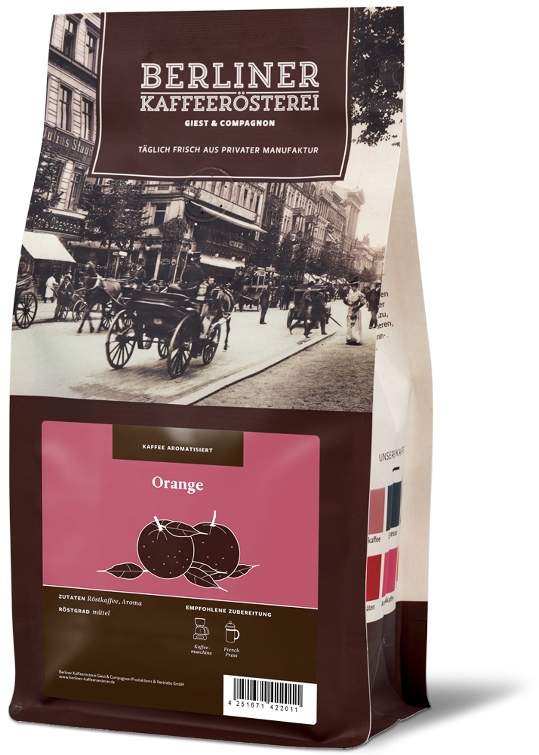 aromatisierter Kaffee Orange aromatisierter Kaffee Orange