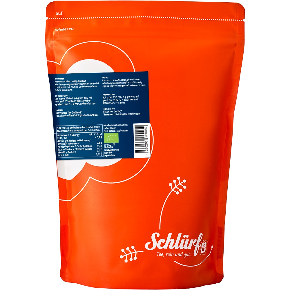 Schlürf - BIO Schwarzteemischung Rasmus №03